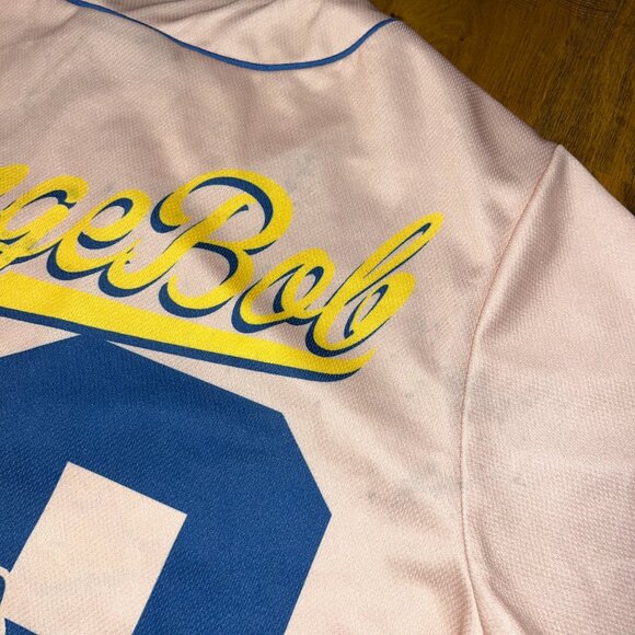 Nickelodeon Spongebob Squarepants baseball jersey medium *see desc! - Picture 7 of 9